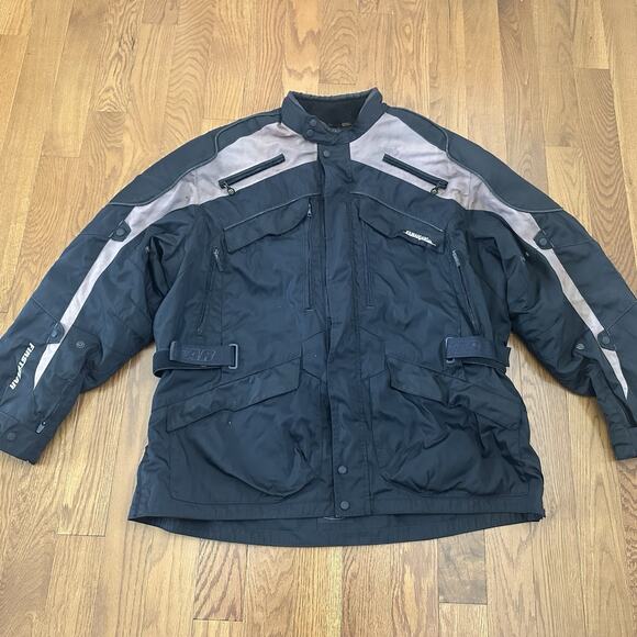 FIRSTGEAR Kilimanjaro Mens Motorcycle Jacket Size XXL Gray / Black - Picture 1 of 14